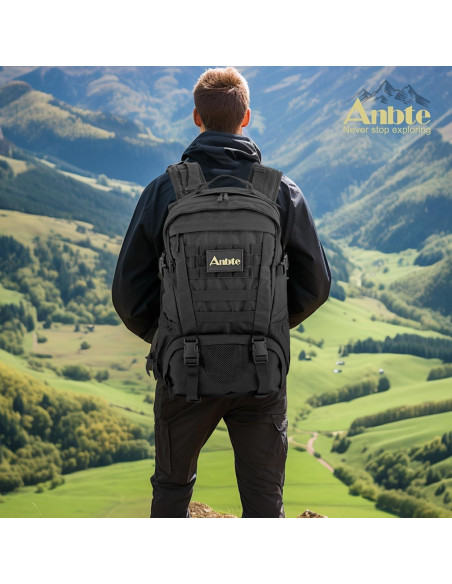 Mochila táctica impermeable Anbte 50L para camping y senderismo Mochila táctica impermeable Anbte 50L para camping y senderismo