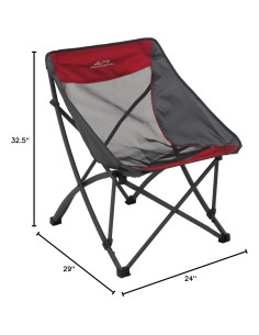 Silla Camber ALPS Mountaineering Plegable 136 kg Salsa/Carbón 2