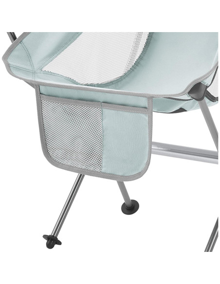 Silla de Camping Plegable KingCamp KC2015 Gris con Reposabrazos Silla de Camping Plegable KingCamp KC2015 Gris con Reposabrazos