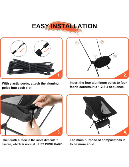 Sillas de Camping NewDoar 2 Piezas Plegables 150 kg Sillas de Camping NewDoar 2 Piezas Plegables 150 kg