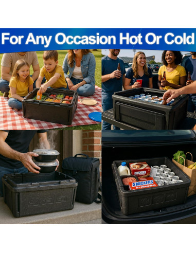 Caja de Hielo Colapsable 5 STAR SUPER DEALS 64L Aislada