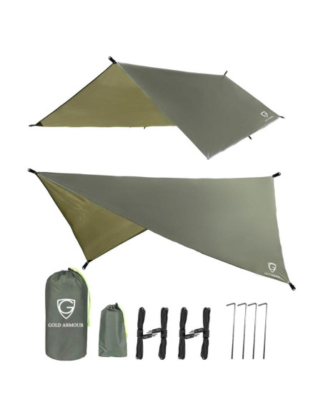 Toldo Impermeable Gold Armour 3.66x3.05m para Camping Toldo Impermeable Gold Armour 3.66x3.05m para Camping