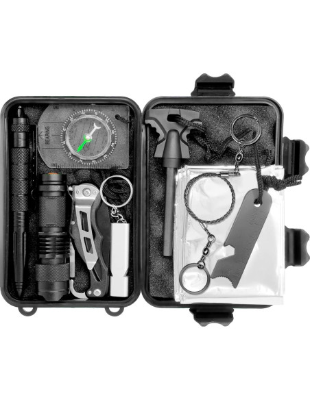 Kit de Supervivencia Táctico VViViD 10 en 1 para Camping Kit de Supervivencia Táctico VViViD 10 en 1 para Camping
