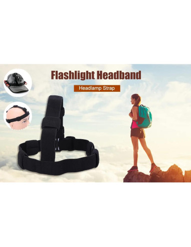 Banda para Linterna Frontal Tbest Ajuste Universal LED