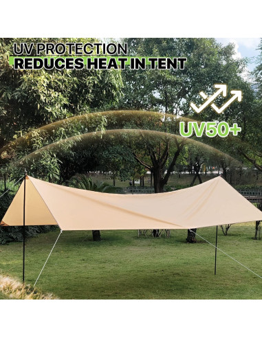 Lona de Camping Magshion 3.96x2.9m Impermeable UV50+