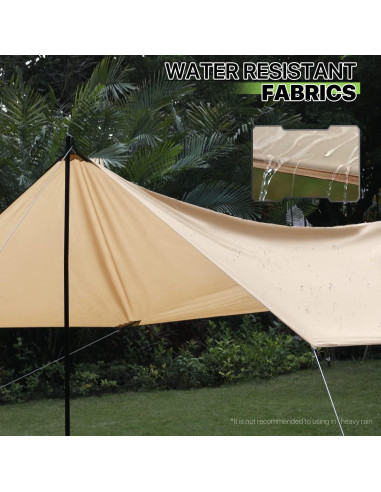 Lona de Camping Magshion 3.96x2.9m Impermeable UV50+