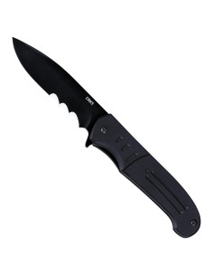 Cuchillo Plegable CRKT Ignitor 6885 Negro Serrado 19.5 cm