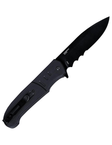 Cuchillo Plegable CRKT Ignitor 6885 Negro Serrado 19.5 cm