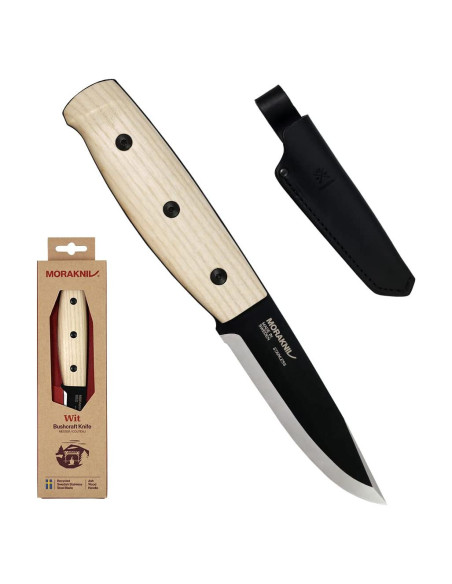 Cuchillo de Bushcraft Morakniv Wit BlackBlade Madera Fresno Cuchillo de Bushcraft Morakniv Wit BlackBlade Madera Fresno