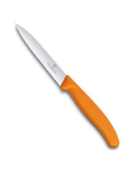 Cuchillo de Pelar Victorinox Swiss Classic 10cm Hoja Serrada Naranja Cuchillo de Pelar Victorinox Swiss Classic 10cm Hoja Serrada Naranja