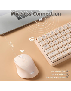 Combo Teclado y Ratón Mecánico Inalámbrico darkFlash GK104 2