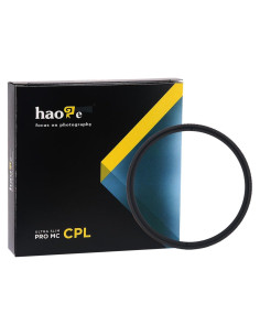 Filtro de Polarización Circular Multicapa Haoge 49mm para Cámaras