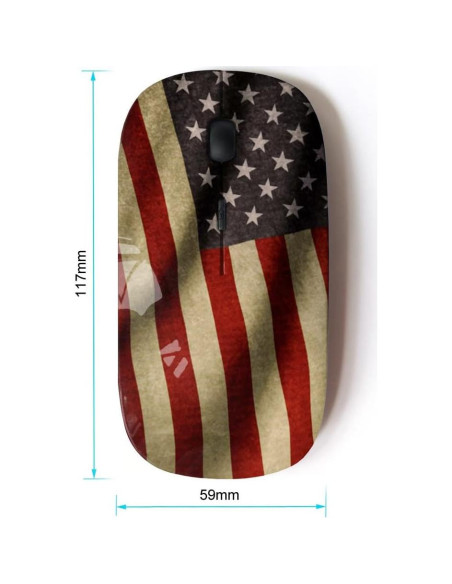 Ratón Inalámbrico Ergonómico Graphic4You MOUSE1-K3999 Ratón Inalámbrico Ergonómico Graphic4You MOUSE1-K3999