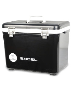 Cooler Engel 19Qt A Prueba de Fugas - Caja Seco Negra