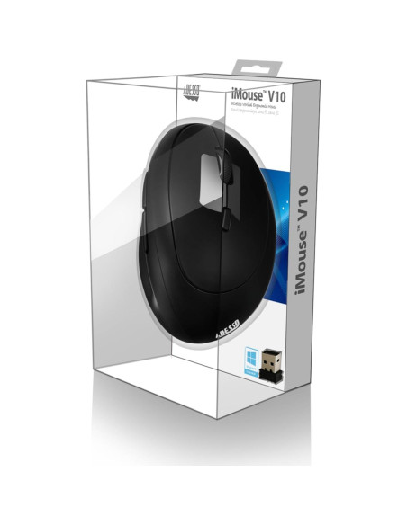 Ratón Vertical Ergonómico Inalámbrico Adesso iMouse V10 1600 DPI Ratón Vertical Ergonómico Inalámbrico Adesso iMouse V10 1600 DPI