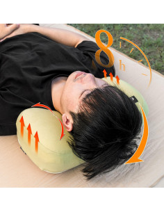 Almohada de Espuma de Memoria HIKEMAN para Camping 38x25cm 2