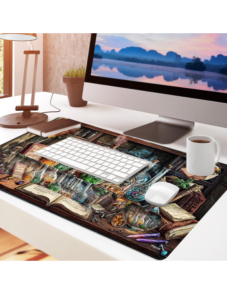 Conjunto Alfombrilla Grande y Soporte Ergonómico Mosiso Conjunto Alfombrilla Grande y Soporte Ergonómico Mosiso