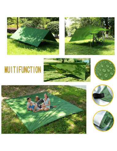 Hamaca de Camping YCD con Toldo Impermeable y Red Mosquitos