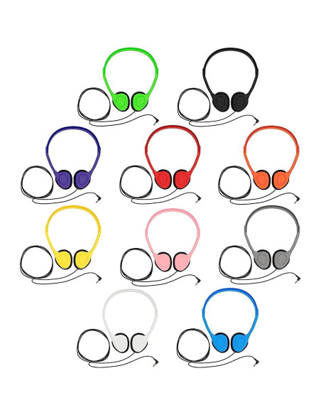 Auriculares Maeline A5X-PRO Estéreo On Ear Azul 1 Paquete Auriculares Maeline A5X-PRO Estéreo On Ear Azul 1 Paquete