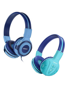 Auriculares para Niños SIMOLIO Bluetooth y Cable 75dB-94dB