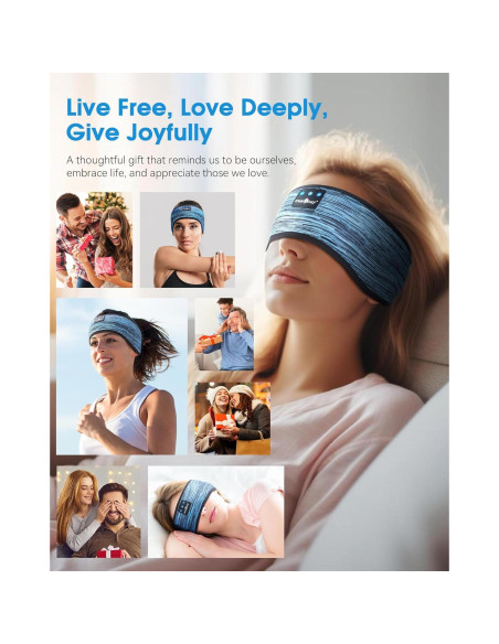 Auriculares Inalámbricos MUSICOZY Bluetooth 5.4 para Dormir Auriculares Inalámbricos MUSICOZY Bluetooth 5.4 para Dormir