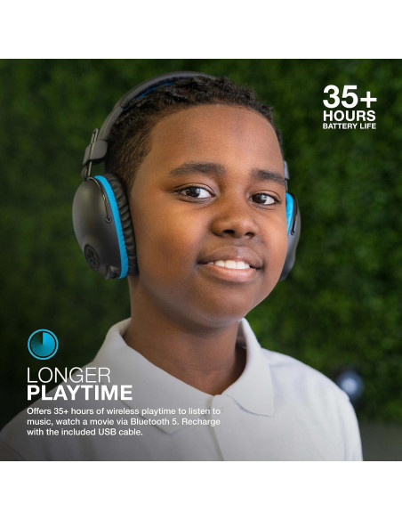 Auriculares Inalámbricos JLab JBuddies Pro Niños Azul Auriculares Inalámbricos JLab JBuddies Pro Niños Azul