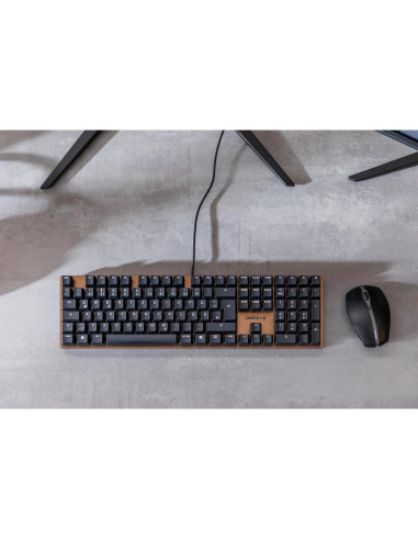 Teclado Mecánico Cherry KC 200 MX2A Marrón - 0.83 kg