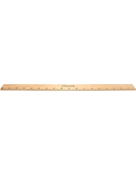 Regla de Madera Biselada Westcott 05018 45.72 cm Regla de Madera Biselada Westcott 05018 45.72 cm