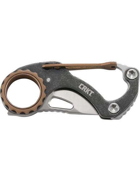 Cuchillo de Bolsillo CRKT Compano 9082, Hoja 36 mm, Mosquetón Cuchillo de Bolsillo CRKT Compano 9082, Hoja 36 mm, Mosquetón