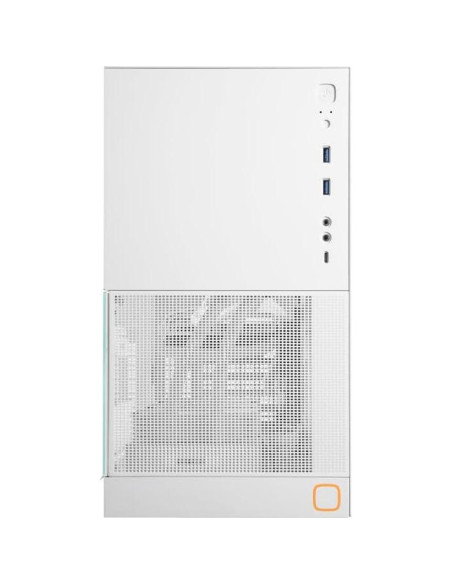 Caja de PC Futuro Geométrico M4 Rey Arturo Blanco E-ATX Caja de PC Futuro Geométrico M4 Rey Arturo Blanco E-ATX