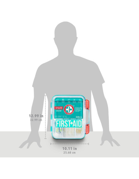 Kit de Primeros Auxilios Be Smart Get Prepared 326 Piezas Kit de Primeros Auxilios Be Smart Get Prepared 326 Piezas