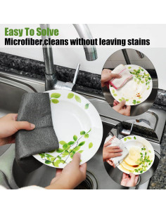 Paño de limpieza KTT de microfibra 30x40 cm, paquete de 5 2