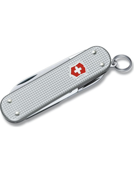 Cuchillo de bolsillo Victorinox Classic SD Alox Plateado 5 funciones Cuchillo de bolsillo Victorinox Classic SD Alox Plateado 5 funciones