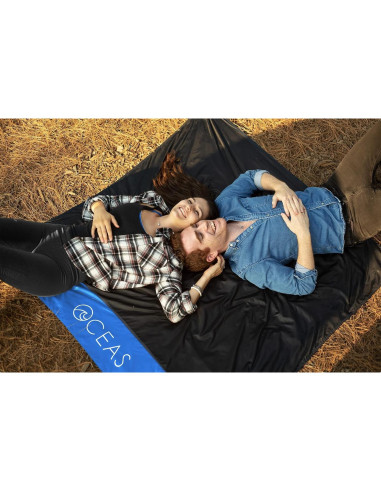 Manta de bolsillo Oceas Outdoor impermeable 152x140 cm azul