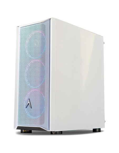 Caja de escritorio para juegos Allied Gaming Patriot ATX Tower - Vidrio templado, 3 ventiladores ARGB, 3 puertos USB Caja de escritorio para juegos Allied Gaming Patriot ATX Tower - Vidrio templado, 3 ventiladores ARGB, 3 puertos USB
