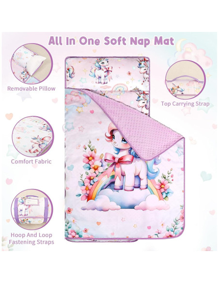 Colchoneta para Siesta HNHUAMING Extra Grande con Almohada y Manta Colchoneta para Siesta HNHUAMING Extra Grande con Almohada y Manta