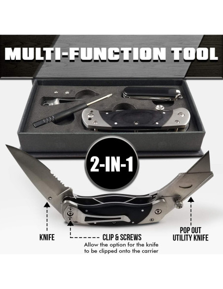 Cuchillo Utilitario Plegable Holtzman's Gorilla - 2 en 1 Cuchillo Utilitario Plegable Holtzman's Gorilla - 2 en 1