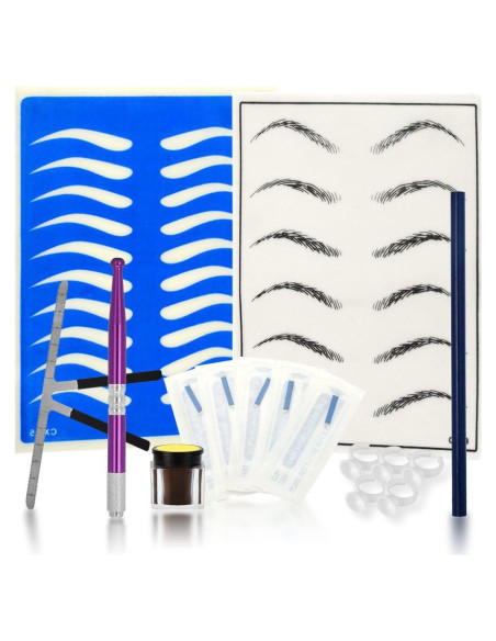 Kit de Microblading de Cejas ATOMUS con 14 Puntas y Pigmento Kit de Microblading de Cejas ATOMUS con 14 Puntas y Pigmento