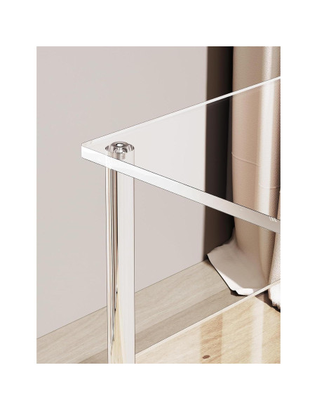 Mesa Lateral Acrílica Solaround ESTANTE 3 Niveles 58.42cm Mesa Lateral Acrílica Solaround ESTANTE 3 Niveles 58.42cm