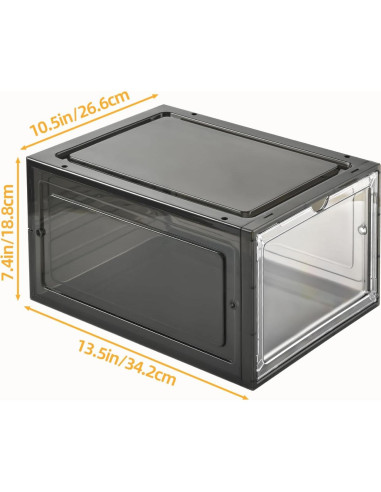 Caja Organizadora de Gorras Beehomay, 2 Paquetes Apilables