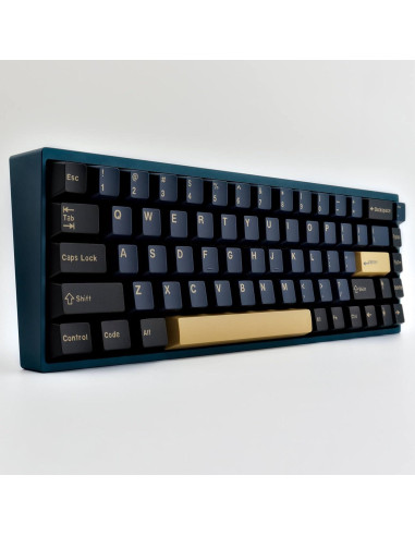 Juego de Teclas Mecánicas Hyekit 171 Teclas ABS Azul Samurai