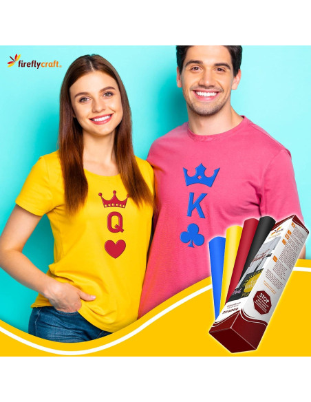 Hojas de Vinilo de Transferencia de Calor Firefly Craft 3D Negro 30.48x50.8 cm Hojas de Vinilo de Transferencia de Calor Firefly Craft 3D Negro 30.48x50.8 cm