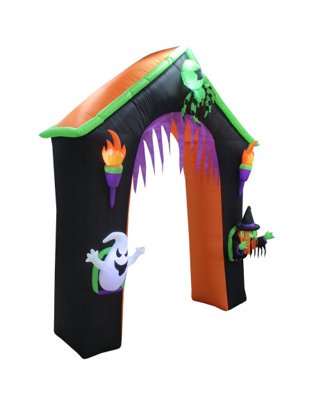 Castillo Inflable LED Halloween BZB Goods 2.05 x 0.89 x 2.72 m Castillo Inflable LED Halloween BZB Goods 2.05 x 0.89 x 2.72 m