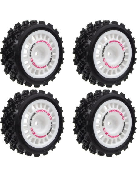 Ruedas y Neumáticos RC 1/10 HobbyMarking 72mm Hex 12mm Blanco Ruedas y Neumáticos RC 1/10 HobbyMarking 72mm Hex 12mm Blanco