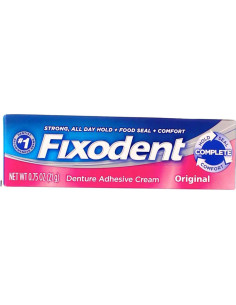 Crema Adhesiva para Dentaduras Fixodent Original 6x21g 2