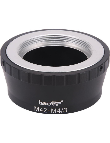 Adaptador de Lente Manual Haoge M42 a Micro Cuatro Tercios Adaptador de Lente Manual Haoge M42 a Micro Cuatro Tercios
