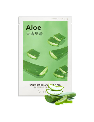 Mascarilla de Tela Hidratante Missha Aloe Vera 19ml