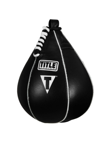 Saco de Boxeo Speed Bag Title Boxing Negro 17.78x25.4 cm