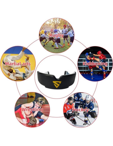 Protector Bucal Juvenil Sportection - Ajuste Personalizado, Ligero