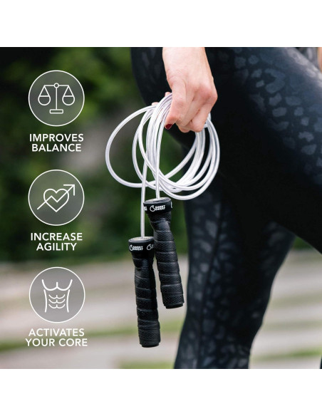 Cuerda de Salto Ajustable Sweet Sweat 3m para Fitness Cuerda de Salto Ajustable Sweet Sweat 3m para Fitness